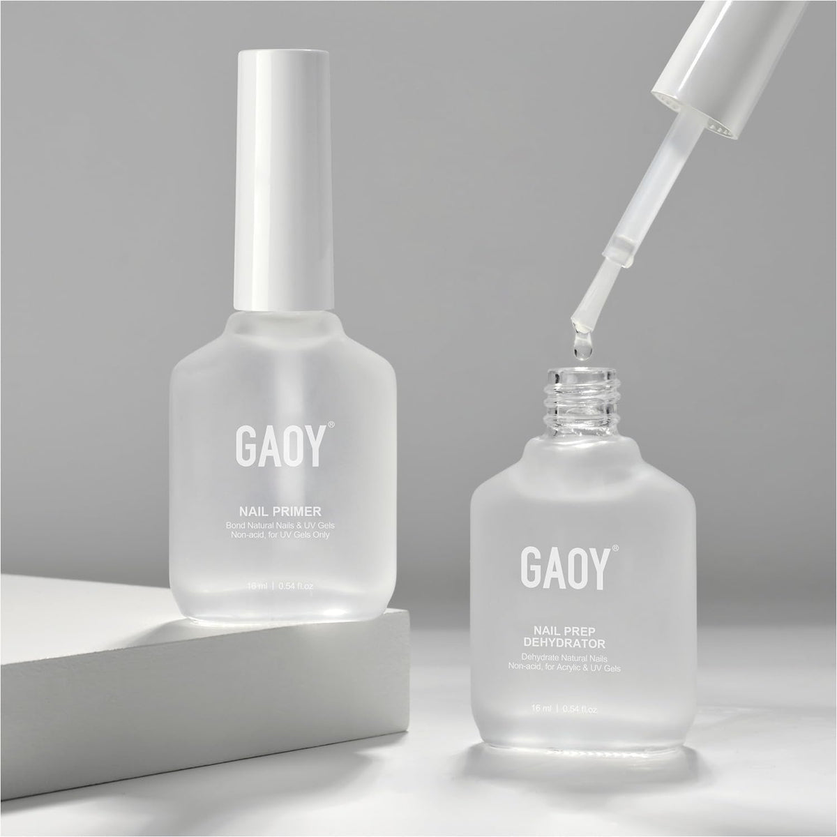 GAOY deshidratador-primer-uñas, botella de 16 ml para mejorar la adherencia del gel.