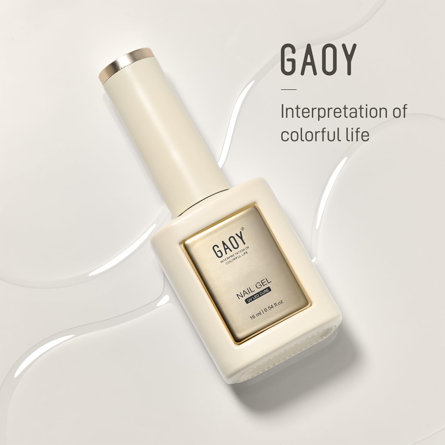 GAOY diseno-metalico-champan añade estilo elegante al kit de uñas