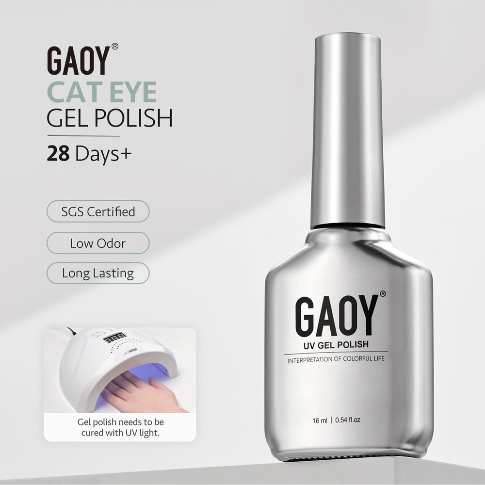 GAOY empaque caja laca gel, listo para regalo.