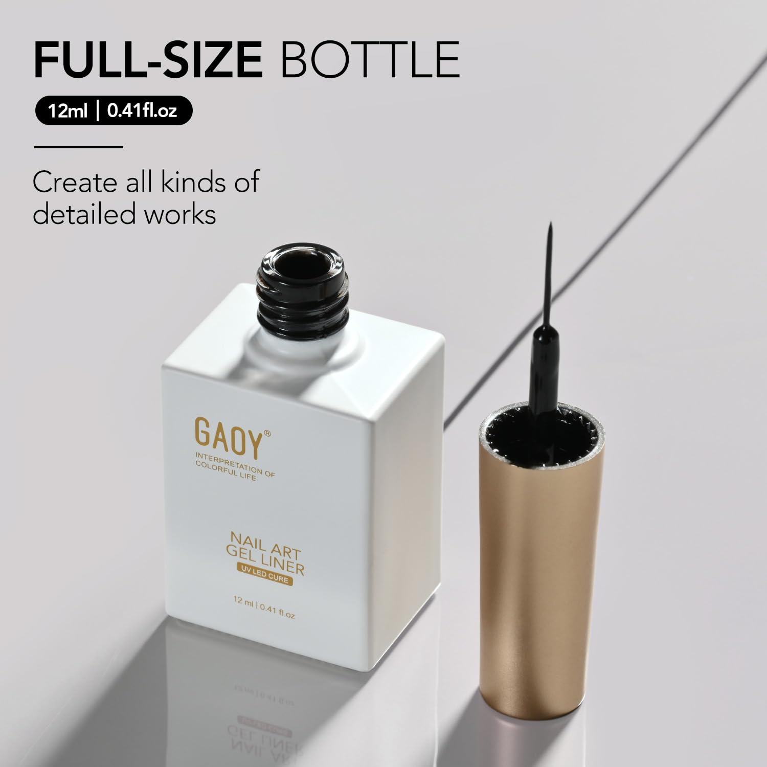 GAOY envase de 12 ml para manicura casera en casa.