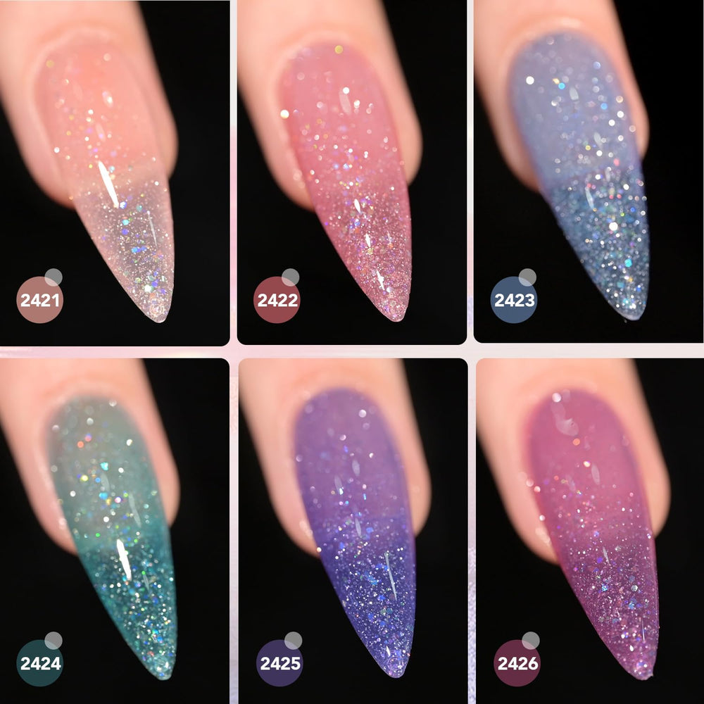 GAOY Esmalte gel brillo verde para uñas vibrantes y duraderas