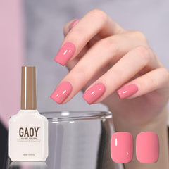 GAOY esmalte gel rosa 2015 cereza en botella para un acabado suave y duradero.