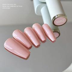 GAOY esmalte gel rosa, aplicación de dos capas para color intenso