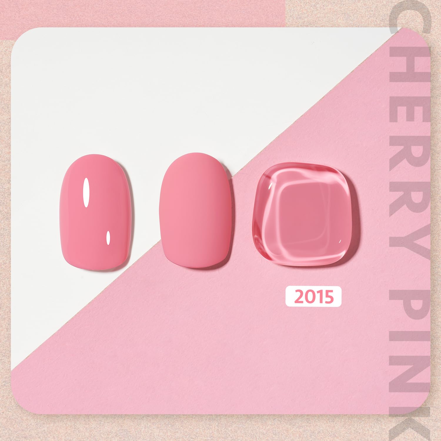 GAOY esmalte gel rosa aplicacion-uñas para color uniforme y cómodo.