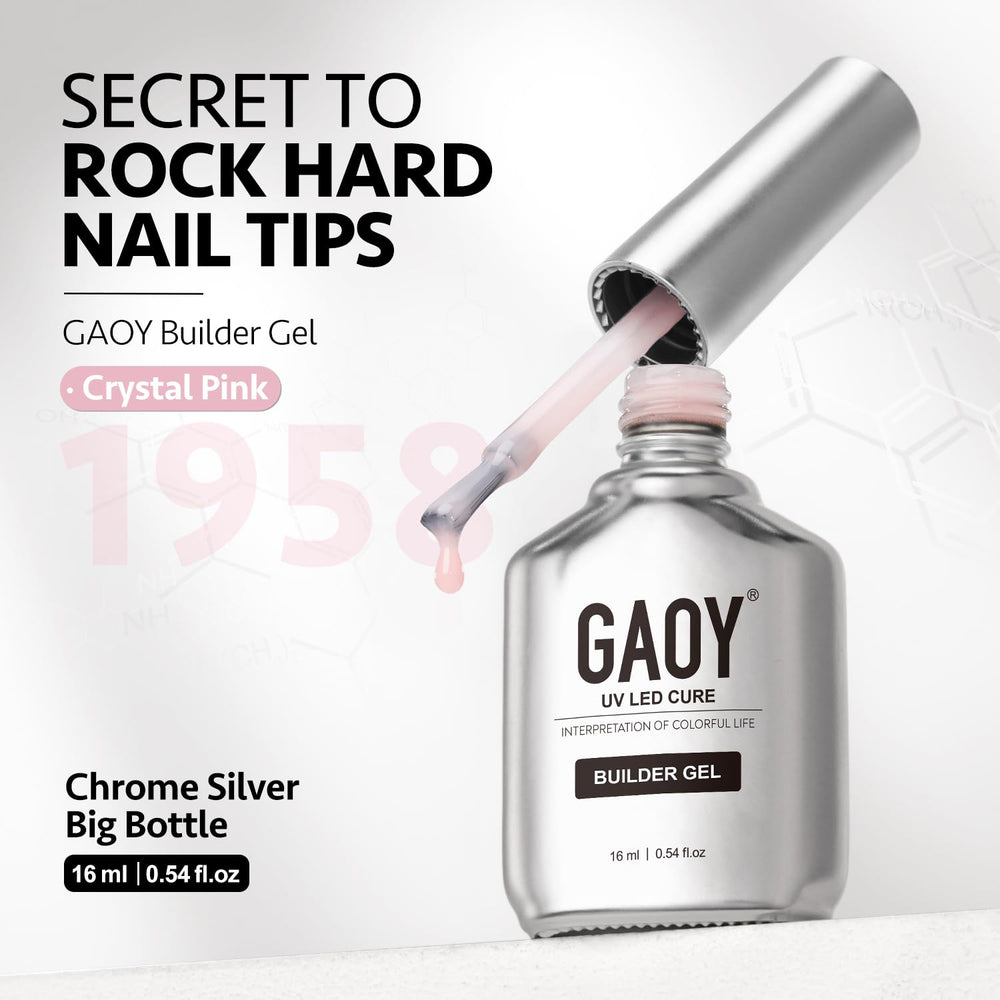 GAOY gel constructor uñas: contenido del paquete, 1 bote incluido.