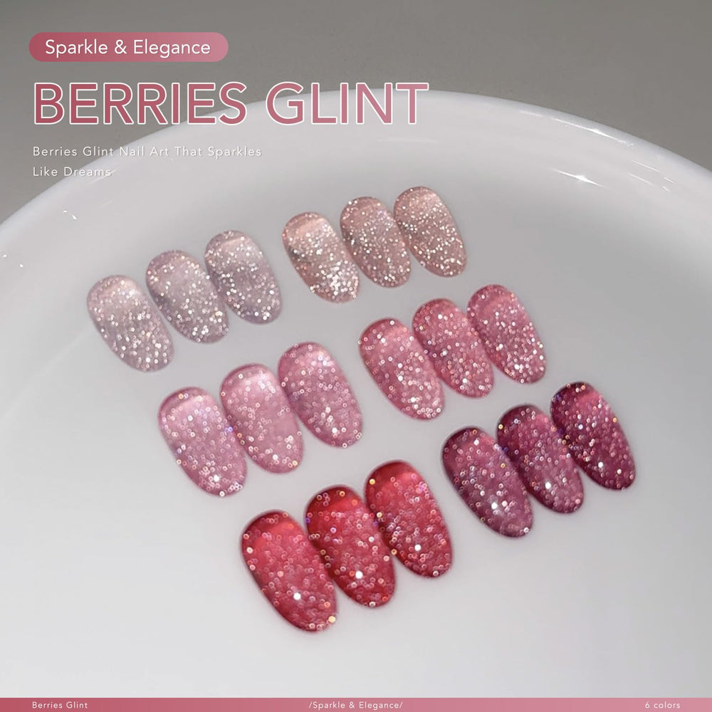 GAOY Glitter Jelly Gel rojo: acabado glamoroso para fiestas.