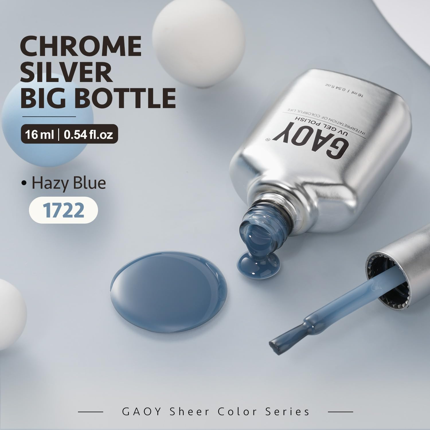 Gel de 16 ml de GAOY para reacondicionar y renovar uñas.