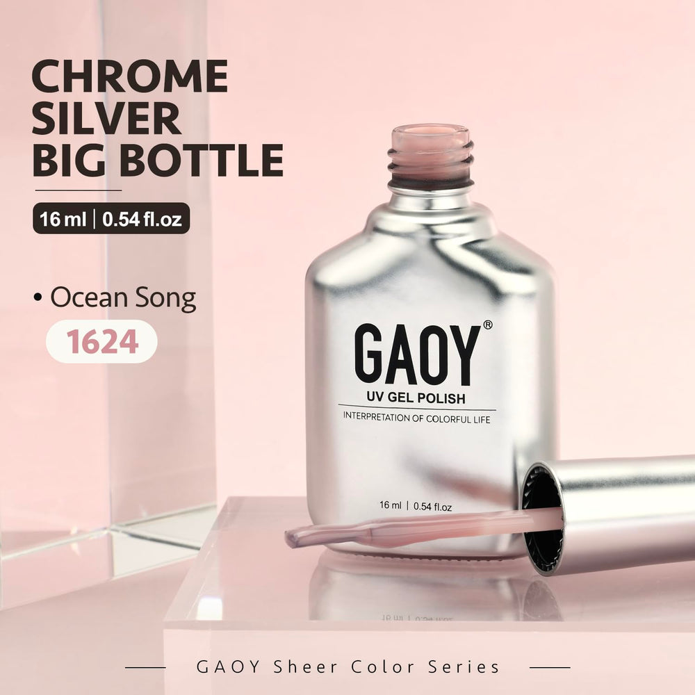 GAOY Jelly Nude se presta para arte de uñas casero y decoraciones con capas.