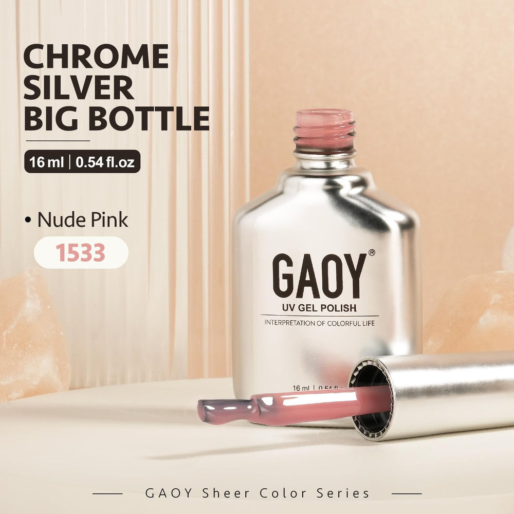 GAOY Jelly Nude Gel, empaque práctico para uso en casa.