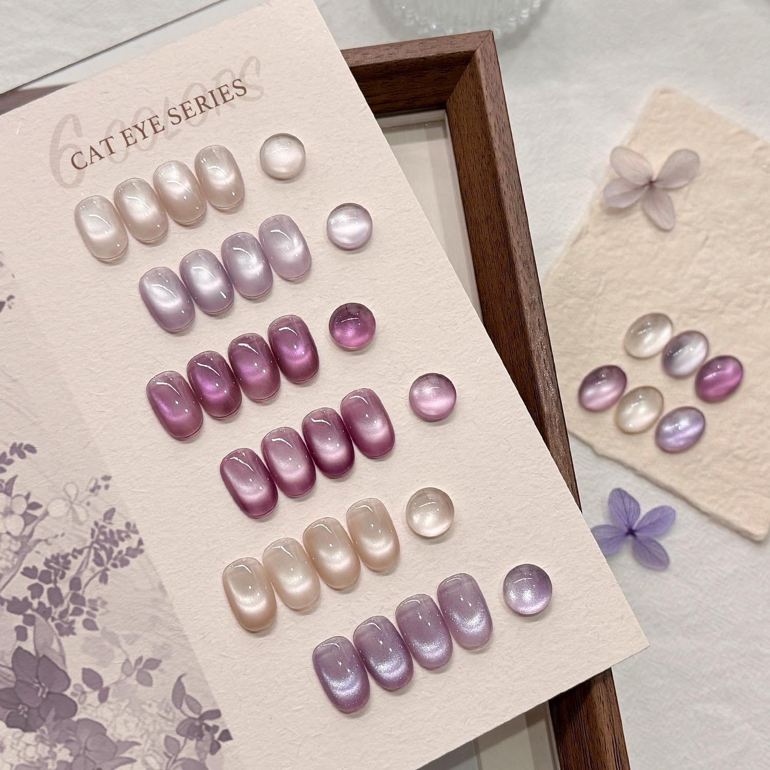 GAOY kit gel con 6 colores e imán para efecto ojo gato