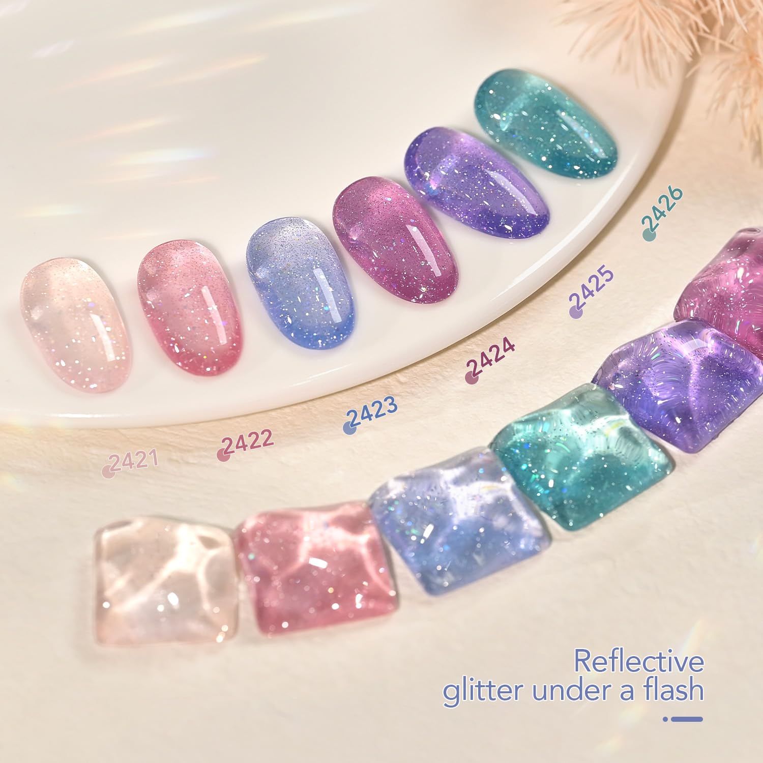 GAOY kit esmalte gel con lámpara ultravioleta-LED para secado rápido