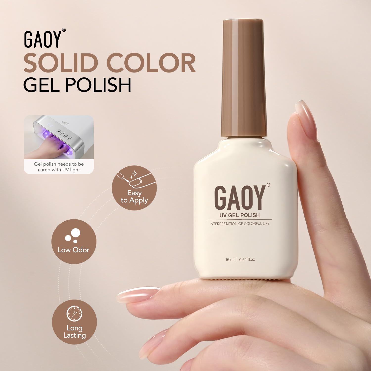 GAOY manicura en casa con acabado profesional