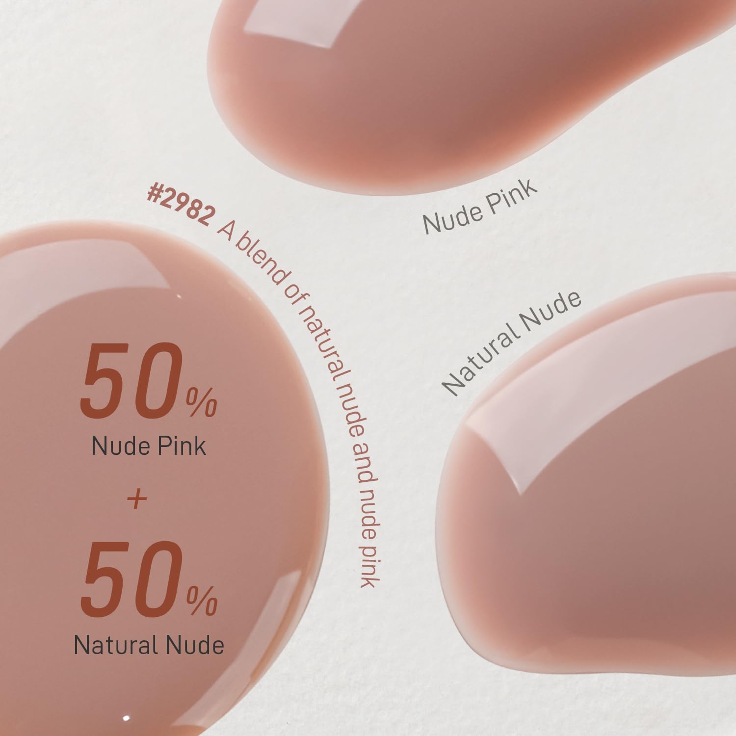 GAOY Nude Jelly Gel curado con luz UV para secado rápido.