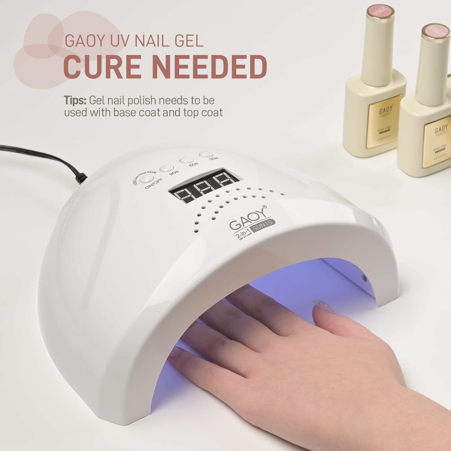 GAOY Nude Jelly Gel textura durable hasta cuatro semanas con buena preparación.