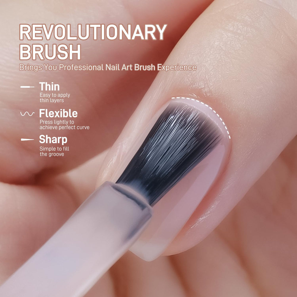 GAOY Nude Jelly Gel envase de 16 ml con diseño compacto.