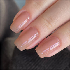 GAOY Nude Jelly Gel botella de esmalte translúcido para capas personalizables.