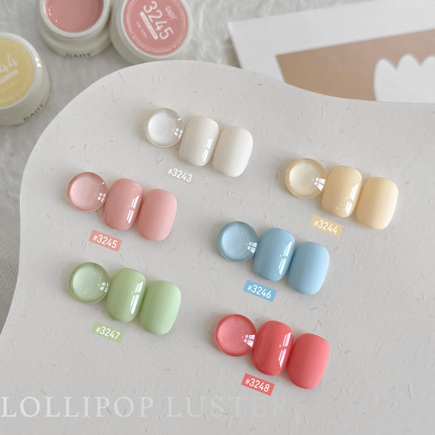GAOY esmalte gel Lollipop Luster para detalles brillantes
