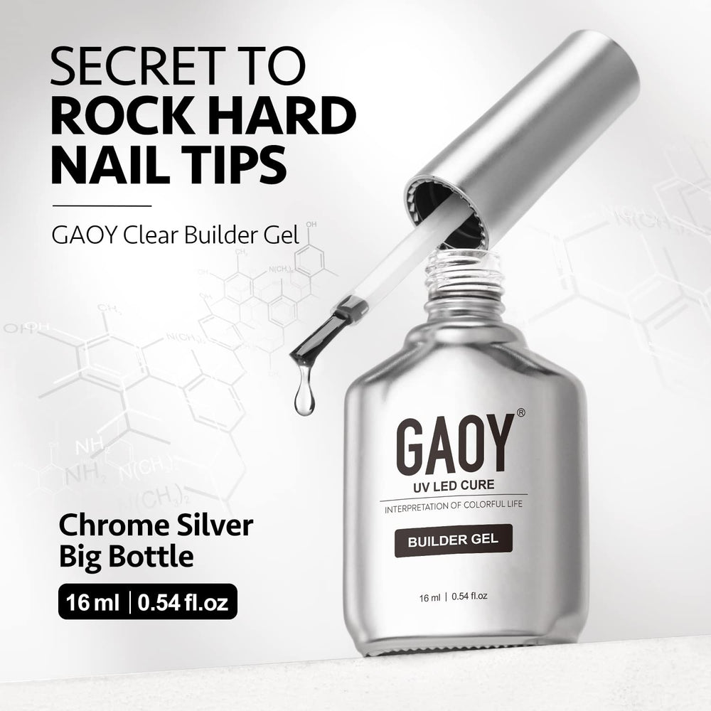 GAOY uñas con acabado brillo natural y aspecto profesional.