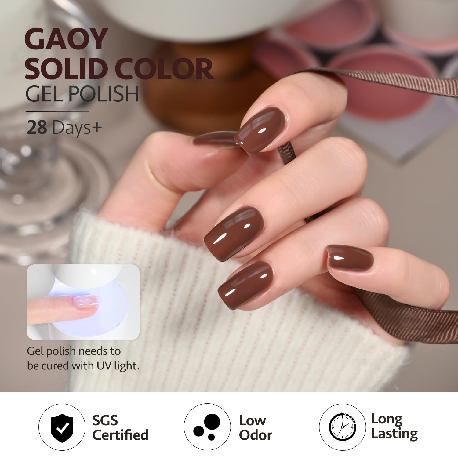 GAOY uso en casa para manicure DIY rápida y creativa