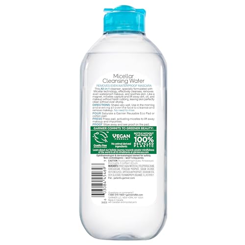 Garnier Cuidado diario de piel, uso mañana y noche recomendado.
