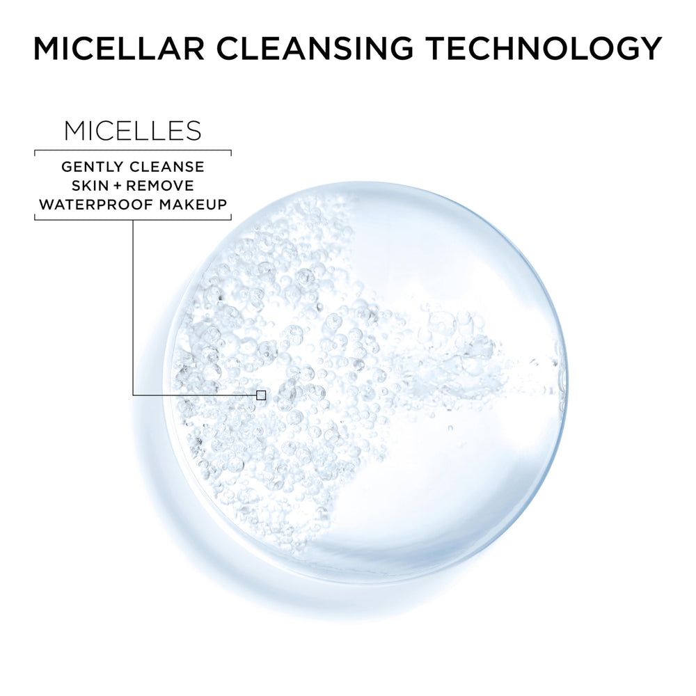 Garnier Tecnología micelar que atrapa suciedad y grasa sin frotar.