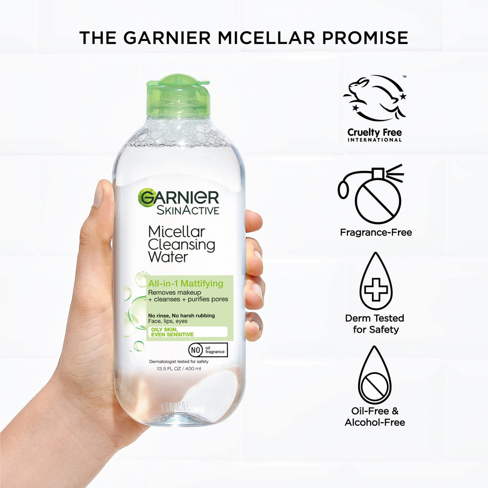 Garnier: limpia rostro y ojos sin irritar la piel