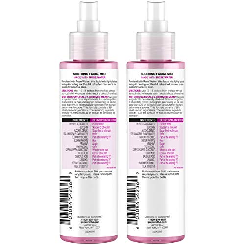 Garnier bruma facial: uso diario para refrescar y fijar maquillaje sin enjuague