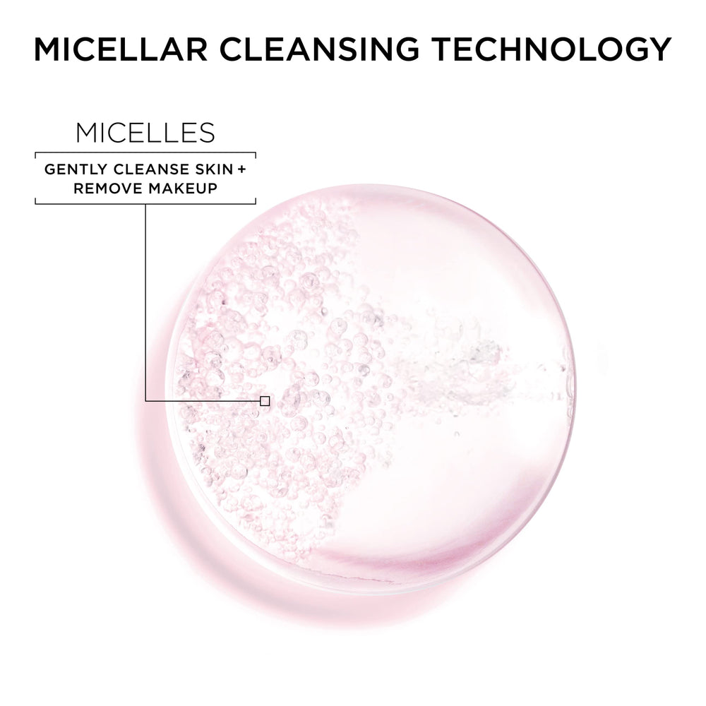 Fórmula de Garnier Agua Micelar sin alcohol y sin fragancia para piel sensible.