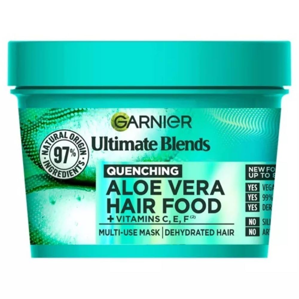 Garnier Fructis Aloe Vera Hair Food mascarilla hidrata profundamente durante 100h.