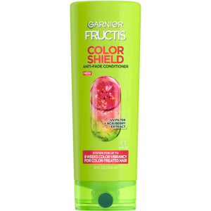 Garnier Fructis Color Shield: vista frontal del bote para color más duradero