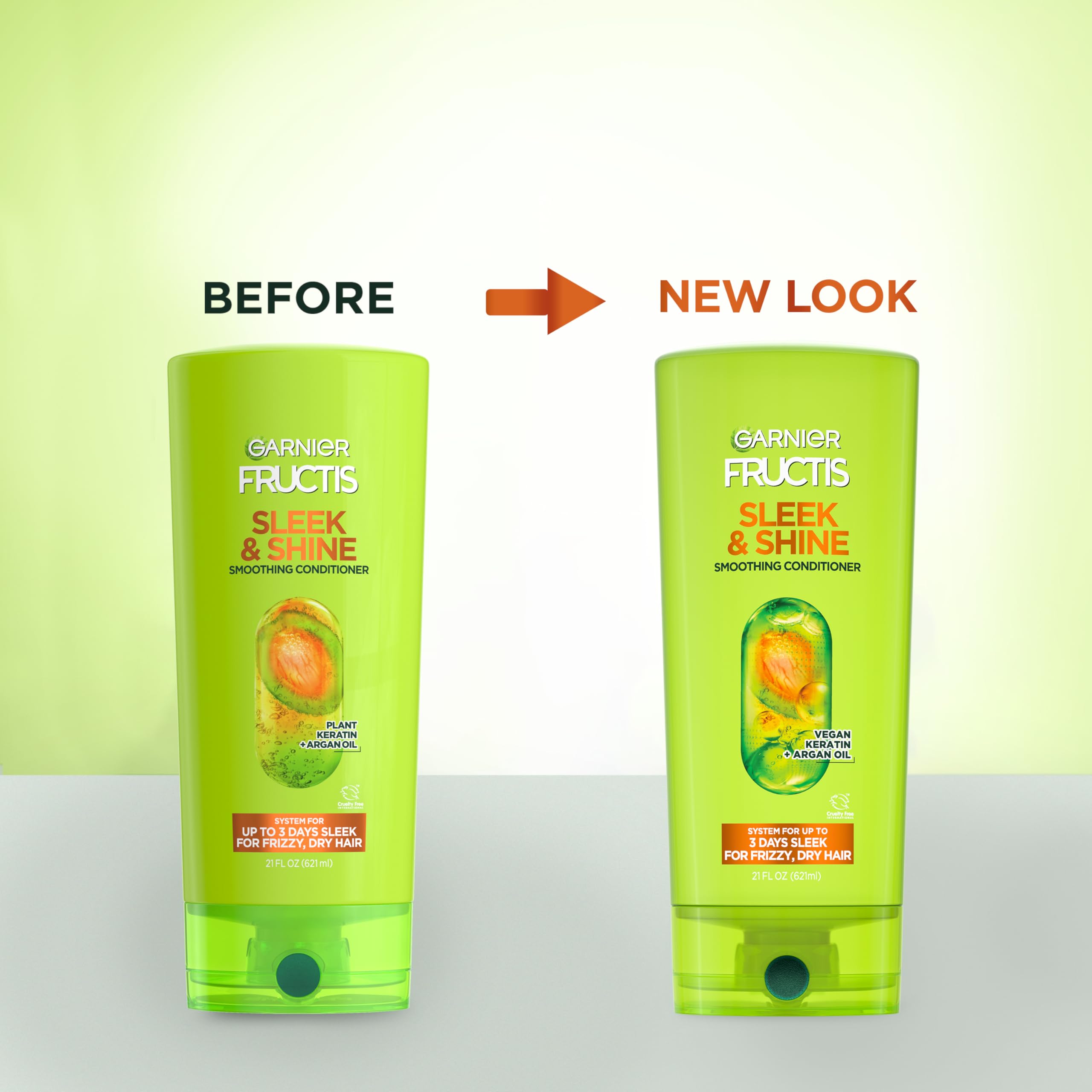 Condicionador Garnier Fructis con proteína de fruta para fortalecimiento ligero.