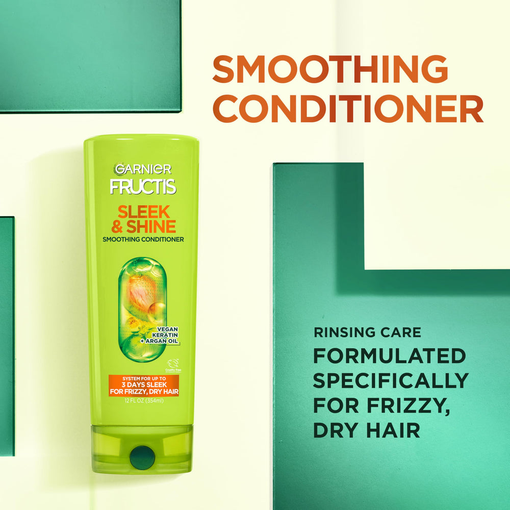 Garnier Fructis Condicionador sin parabenos en envase para cuidado diario.