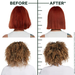 Aplicación en cabello, distribución de reparación y brillo.