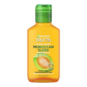 Garnier Fructis Aceite Marroquí para Cabello: botella, control del frizz y brillo natural