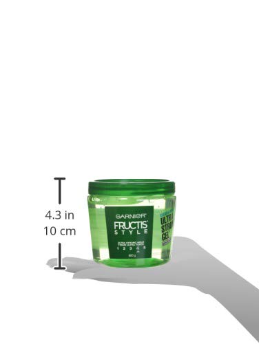 Garnier Fructis Style Gel Ultra Firme con extracto de fruta para aroma natural.