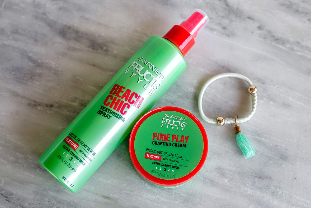 Garnier Fructis Pixie Play: formato compacto de 2 onzas para llevar.