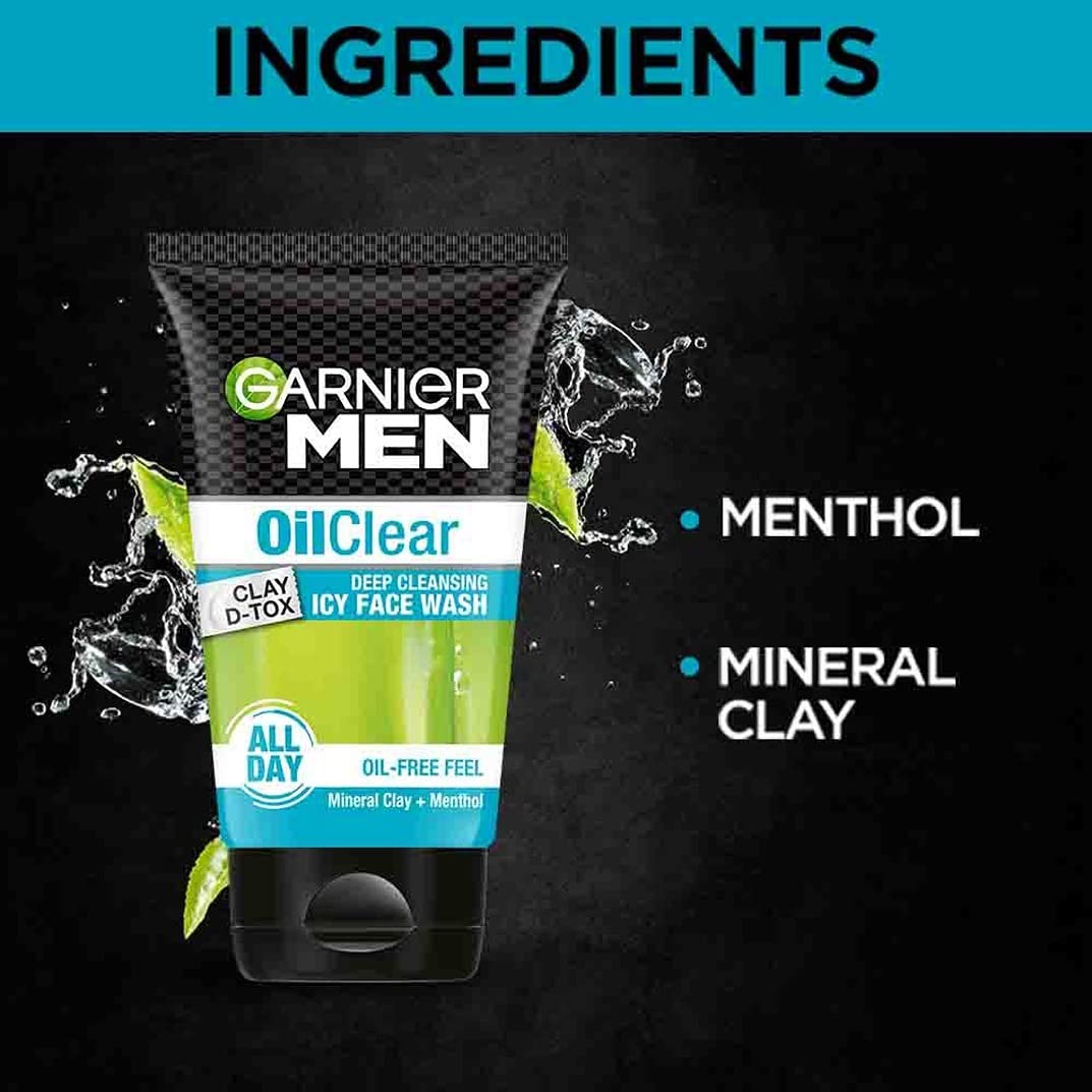 Aplicación en piel humedecida con Garnier para hombre y sensación de frescura.