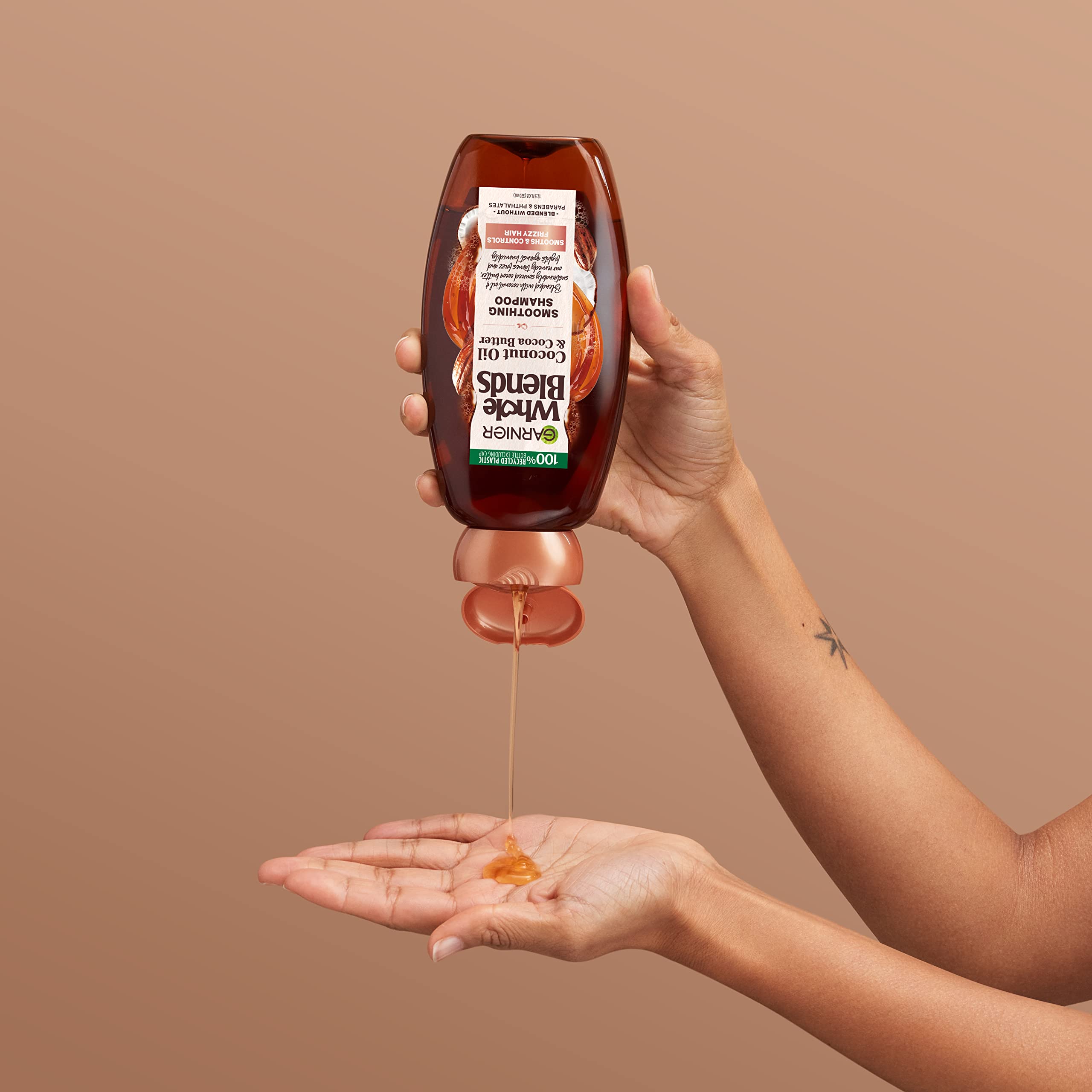 Garnier Mezclas Completas envase de plástico reciclado