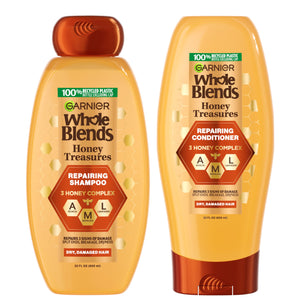 Garnier champú reparador en botella, fortalece cabello seco