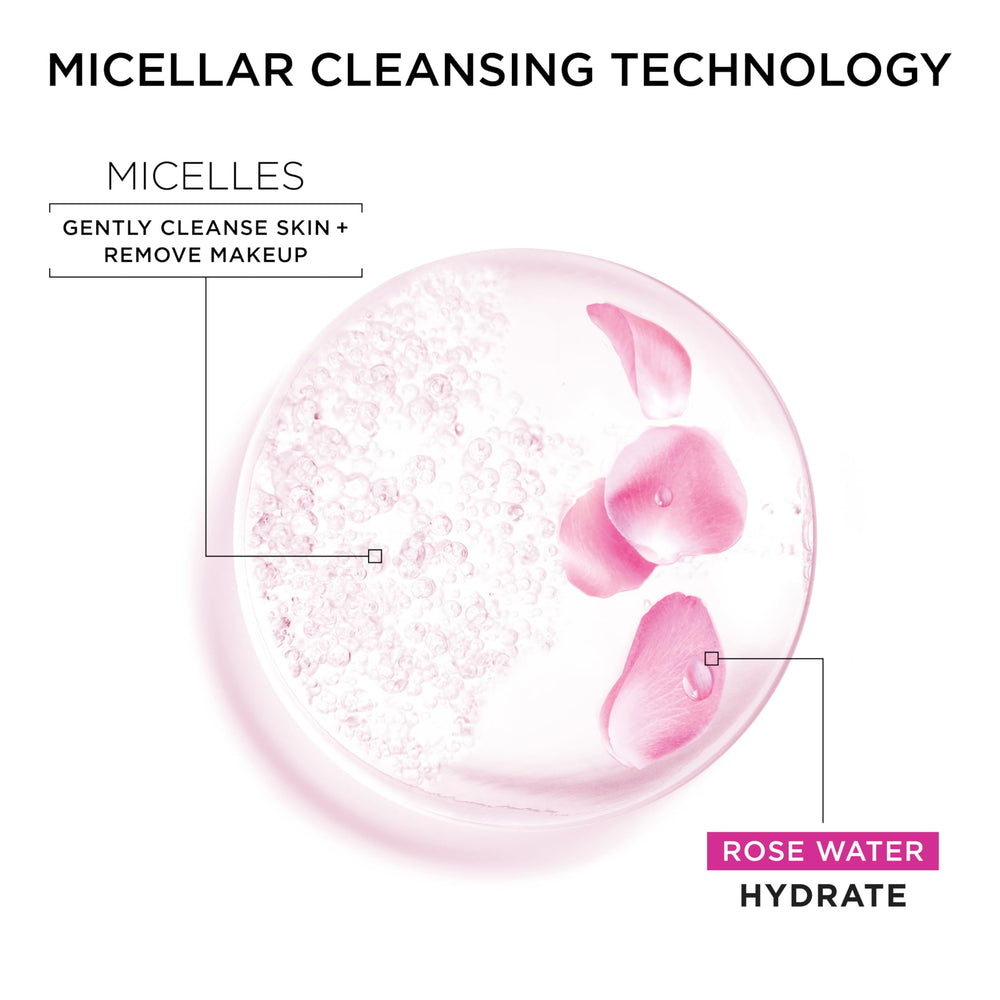 Desmaquilla ojos con Garnier agua micelar sin irritar la piel.