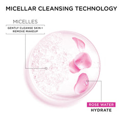 Desmaquilla ojos con Garnier agua micelar sin irritar la piel.