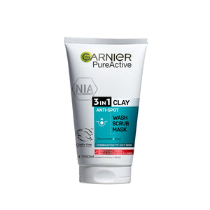 Garnier Skin Naturals Pure 3en1 lavado diario que ayuda a regular el sebo.
