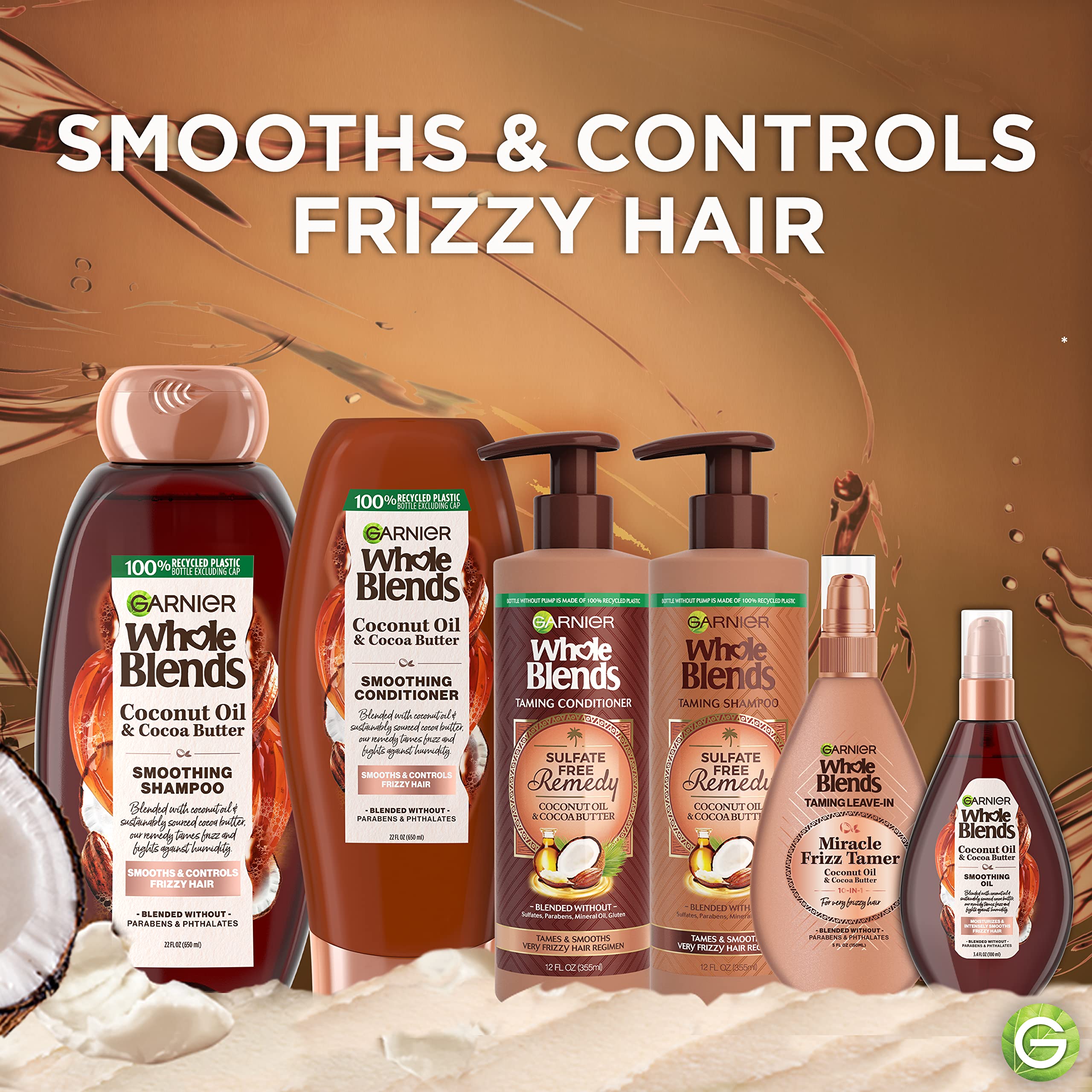 Garnier Whole Blends Acondicionador verter: facilita el peinado