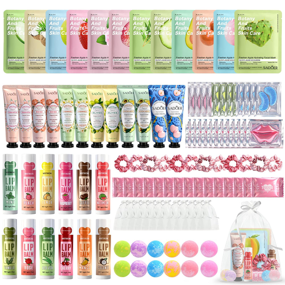 GARPGONA kit spa: mascarillas faciales para sesión de cuidado suave y relajante