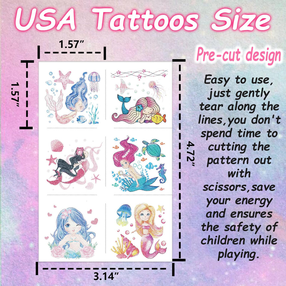 Tatuajes glitter Garsellen en paquetes para regalos y sorpresas.