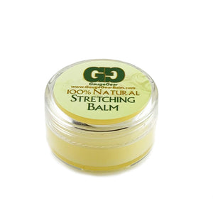 Gauge Gear bálsamo estiramiento orejas 10ml facilita inserción suave