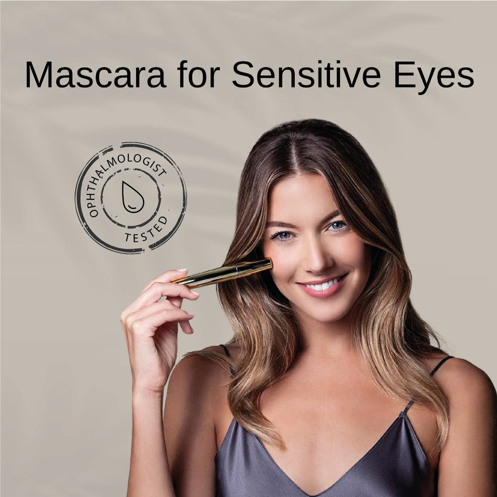 Máscara vegana de Gaya compatible con lentes de contacto y uso prolongado.