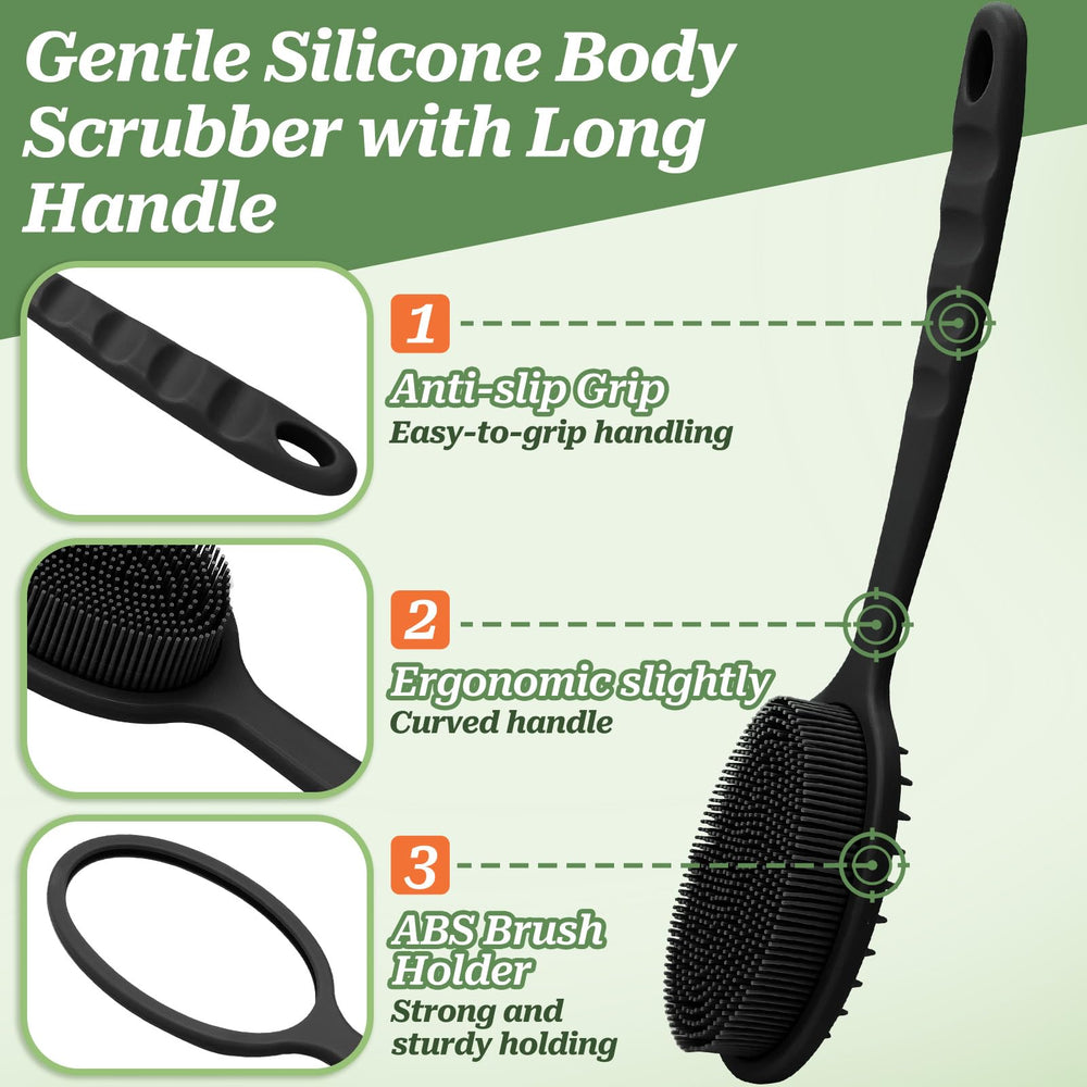 GEENOA cabezal-dual-lado-suave-y-firme ofrece exfoliación suave y limpieza profunda.