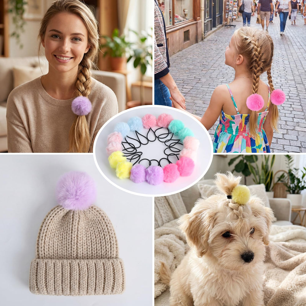 Gegraterwa gomas pom-pom elasticidad resistente, sujetan sin apretar demasiado.