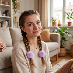 Gegraterwa gomas pom-pom multicolores para combinar con cualquier conjunto.